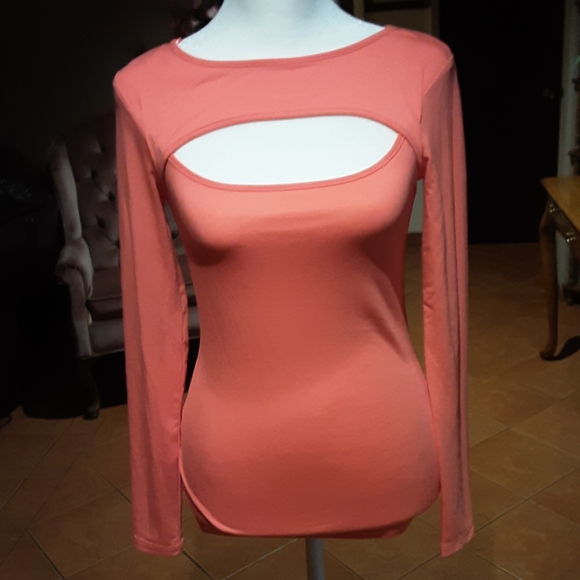 NINE WEST Pink top Spandex - Picture 3 of 5